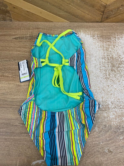 Speedo- Striped One-Piece Swimsuit- MSRP $75: multicolor-women-30 (XS)