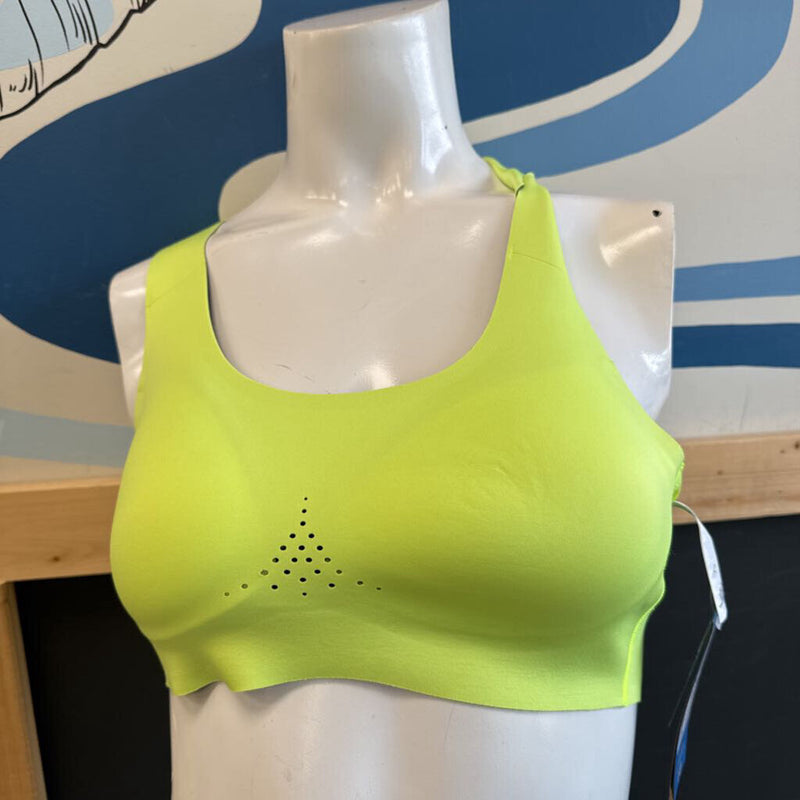 Brooks Dare Crossback RunBra: Bright Yellow-women-34 A/B