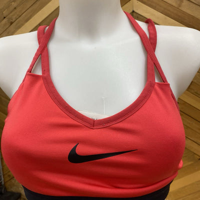 Nike - Women's Sports Bra - MSRP $65: Red/Black-women-MD