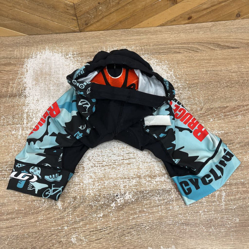 Garneau - Padded Cycling Shorts - MSRP $150: Black/Red-unisex-MD