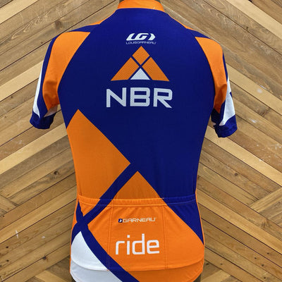 Louis Garneau - Cycling Jersey - MSRP $120: Orangle/Blue/White-unisex-XL