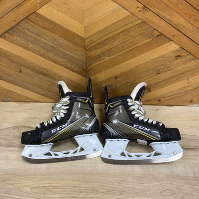 CCM - Men's 3060 Hockey Skates : Black/White/Yellow-men-6.5