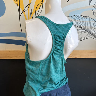Lululemon - Women's Racerback Tank Top: Green/Blue-women-LG
