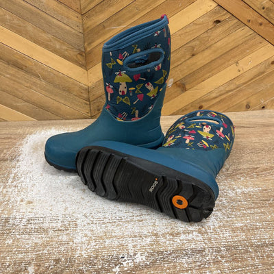 Bogs - Kids' Classic Mushrooms Boots - MSRP $100: Blue / Green / Purple-children-4Y