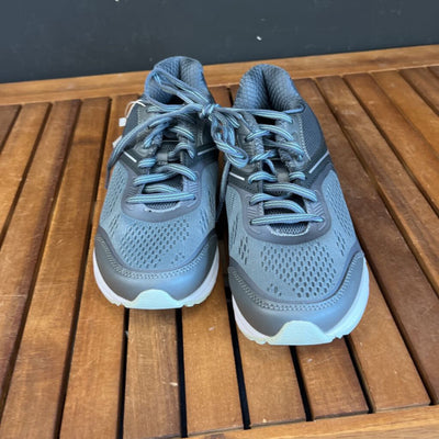 Cambrian - Women's Breeze Extra Wide Running Shoes - MSRP $200: Grey / Mint-women-W7