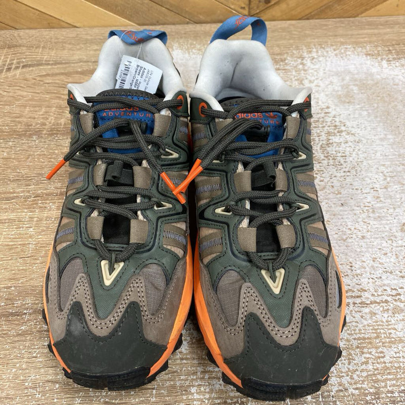 Adidas - Hyperturf Adventure Shoes - MSRP $180: Brown/Orange/Blue-men-M8.5