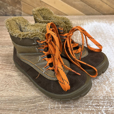 OshKosh B'gosh - Kids' Winter Boots: Brown/Orange-children-11