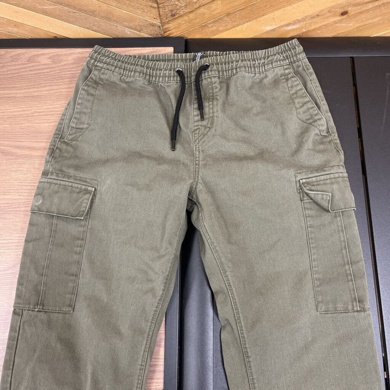 Volcom - Youth Cargo Pants - MSRP $60 : olive-women-14/16Y