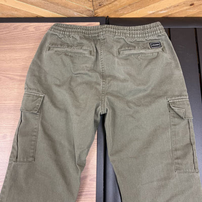 Volcom - Youth Cargo Pants - MSRP $60 : olive-women-14/16Y