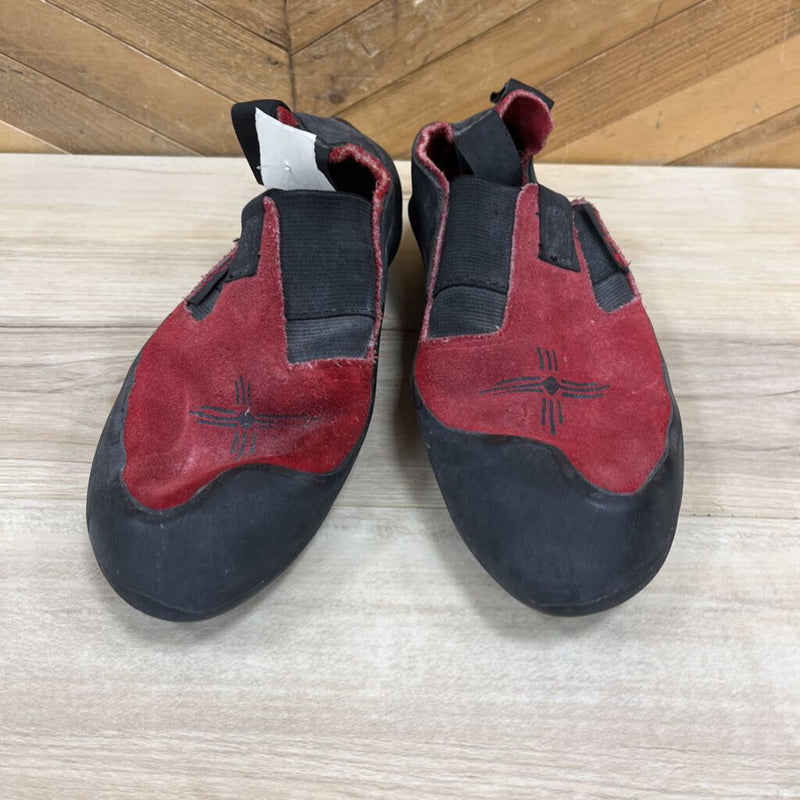 Stealth- c4 climbing shoe: Black Red -unisex-