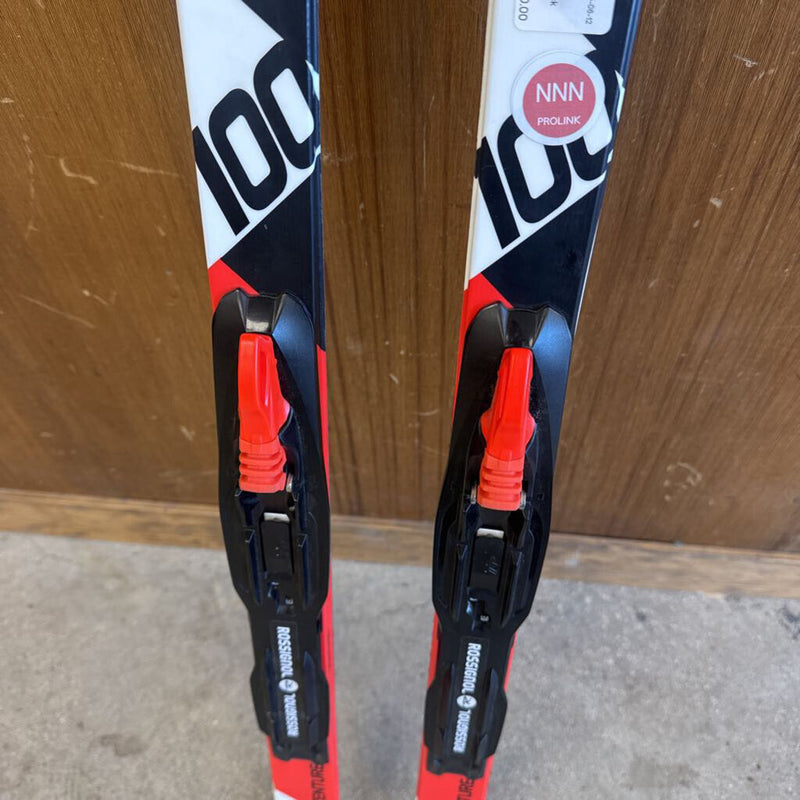 Rossignol - Venture Tour X Cross Country Skis 100cm - MSRP $189: Red / White / Black--100cm
