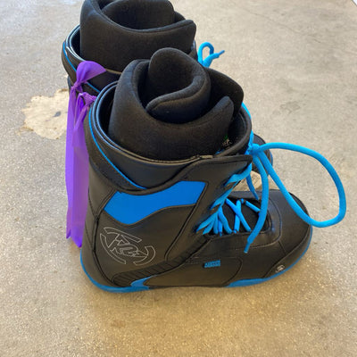 K2 Snowboarding - Men's Range Lace-Up Snowboard Boots - MSRP comp $250: Black / Blue-men-M13