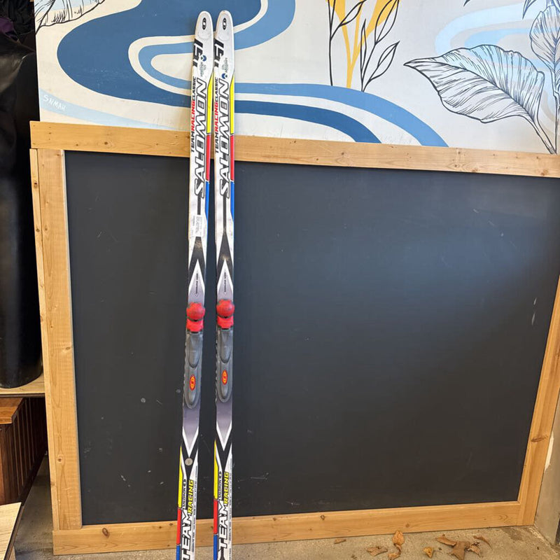 Salomon - Team Racing CL XC Skis - SNS Profil Bindings - MSRP $230: Black / White--161cm