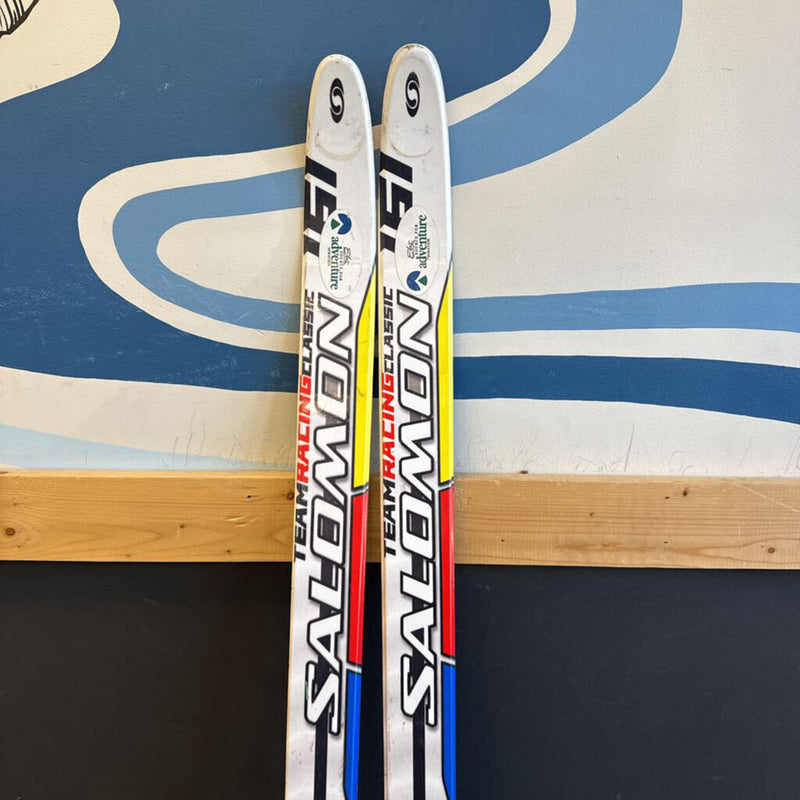 Salomon - Team Racing CL XC Skis - SNS Profil Bindings - MSRP $230: Black / White--161cm