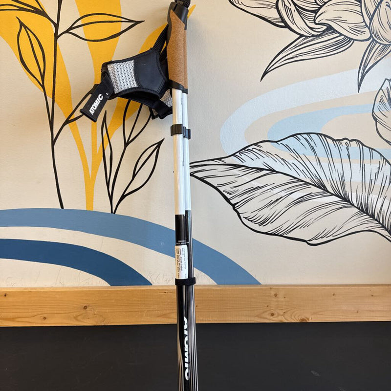 Atomic - Pro100 Carbon Cross Country Ski Poles - MSRP $129: White / Black--172cm