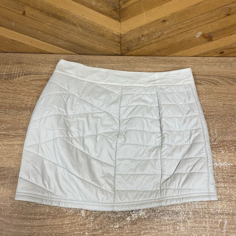 Smartwool - Smartloft Zip Skirt- MSRP $155 : Off White -women-MD