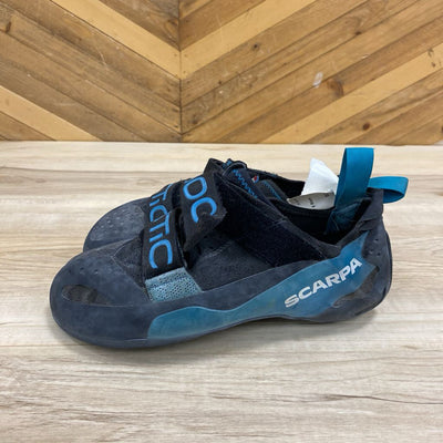 Scarpa - Men's Boostic Climbing Shoes - MSRP $: Black / Blue-men-M10