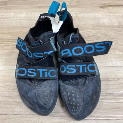 Scarpa - Men's Boostic Climbing Shoes - MSRP $: Black / Blue-men-M10