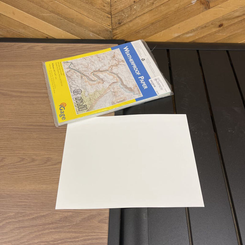 iGage - Weatherproof Paper - MSRP $45: White Yellow-unisex-8.5" x 11"