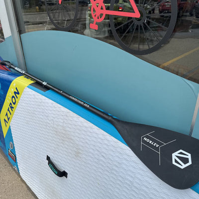 Aztron - Titan 11/11 All-Around Inflatable Stand-Up Paddleboard - MSRP $999: Blue/White/Yellow--11'11"