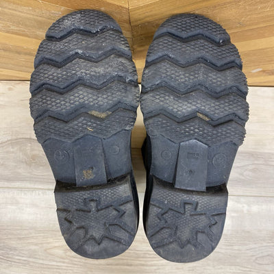 Insulated Rubber Boots: Black-unisex-M5