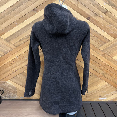 Outdoor Research - Women's Full Zip Winter Fleece-Lined Knit Sweater - MSRP $270: Grey -women-SM