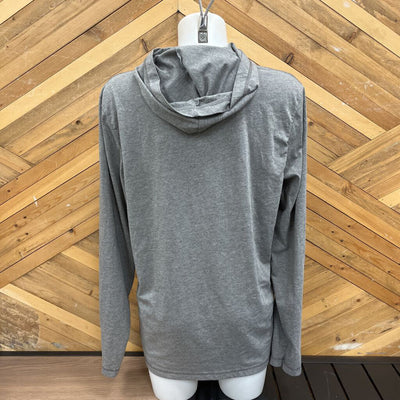 Puma- Women's Hooded L/S Top : Grey -women-LG