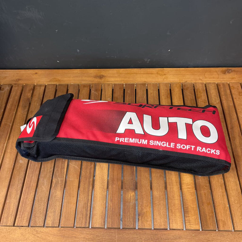 Surftech - Auto Premium Single Soft Racks - MSRP $120: Black / Red--