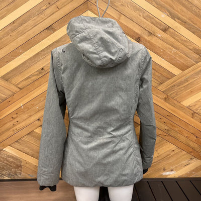 Lole - Women's Winter Snow Jacket - MSRP $449: Grey / Black-women-6