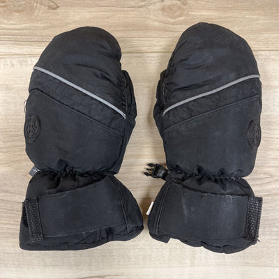 Hot Paws - Kids' Ski Mitts: Black-children-SM (8-12)