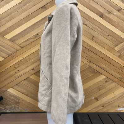 Golden Bear - Women's Wool Button-Down Jacket: Light Brown-women-LG