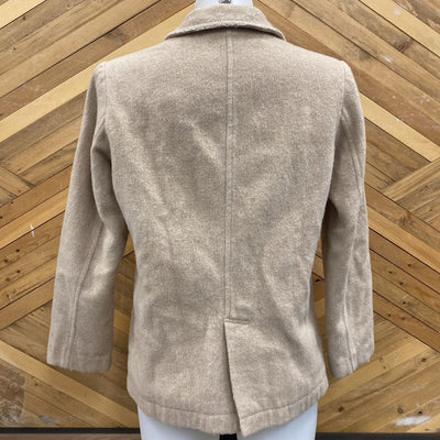 Golden Bear - Women's Wool Button-Down Jacket: Light Brown-women-LG