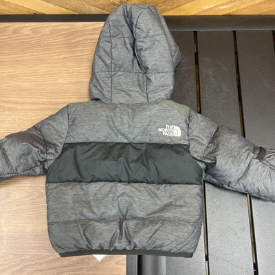 The North Face - Infant Down-Filled Lined Jacket - MSRP $150: Dark Grey/Black-infant-3-6M
