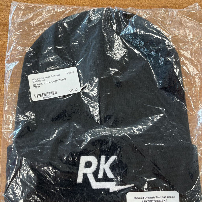 Retrokid - The Logo Beanie: Black-unisex-