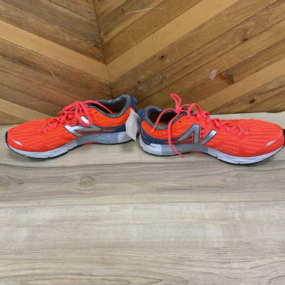New Balance - Women's Racing Running Shoes : Pink / Grey-women-W10.5