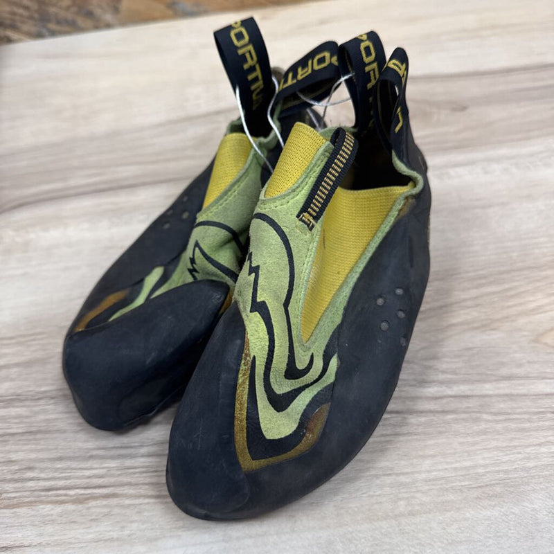 La Sportiva - Unisex Cobra Climbing Shoes - MSRP $210: Yellow / Green-unisex-M4.5 / W5.5