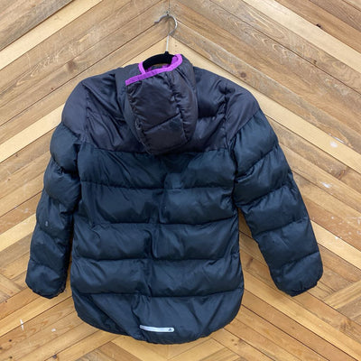 Adidas - Kids' Puffer Jacket - MSRP $150: Black / Purple-children-SM (9-10Y)