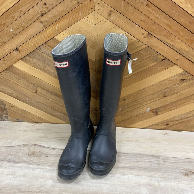 Hunter - Originals Rain Boots - MSRP $210: Black-unisex-M7 / W8