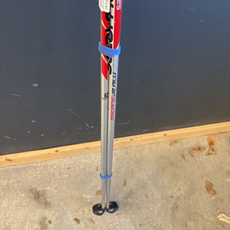 Salomon - Escape Jr Aluminum XC Ski Poles - MSRP $40: Silver--110cm