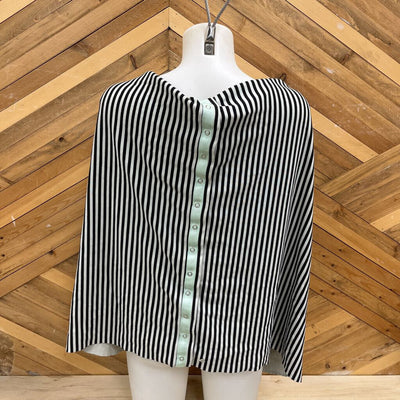 Lululemon - Women's Button-Up Wrap Cardigan/Scarf : Black / Grey-women-
