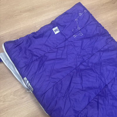 MEC - Little Dipper +5˚C Synthetic Sleeping Bag - MSRP $95: Purple-children-