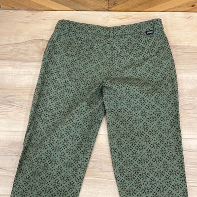 Patagonia - Women's Stretch All-Wear Patterned Capri Pants - MSRP $99: Green/Brown-women-6