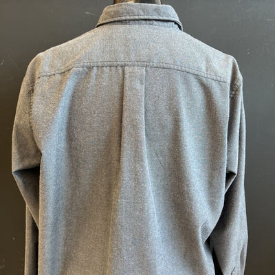 Eddie Bauer - Men's Classic Fit L/S Button Down - MSRP $95: Grey-men-XL