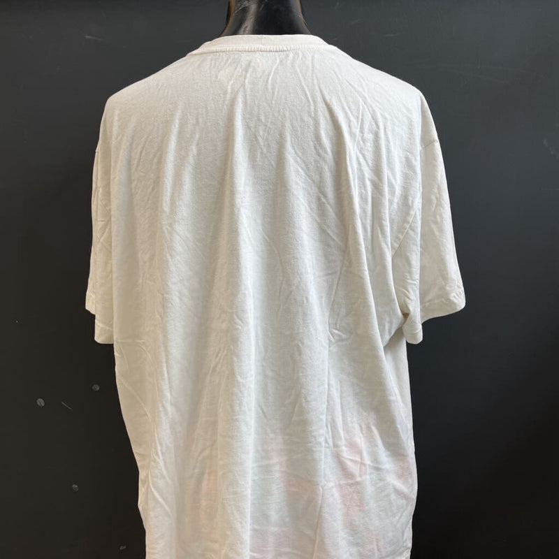 Roots - Unisex Roots Canada Logo T-Shirt - MSRP $44: White-unisex-M 2XL / W 3XL