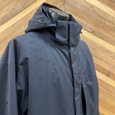 MEC - Men's EcoStorm Shell Jacket - MSRP compared $159: Black-men-LG