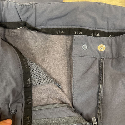 Adidas - Mens fleece lined pants - MSRP $99: Grey-men-MD