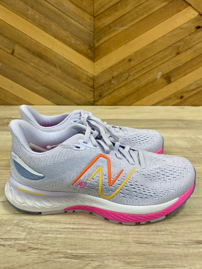 New Balance - Women's Wide Fresh Foam X 880 Running Shoes - MSRP $180: White Blue-women-W6.5