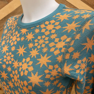Smartwool - Women's Intraknit Thermal Merino Base Layer - MSRP $160: Blue / Orange-women-MD