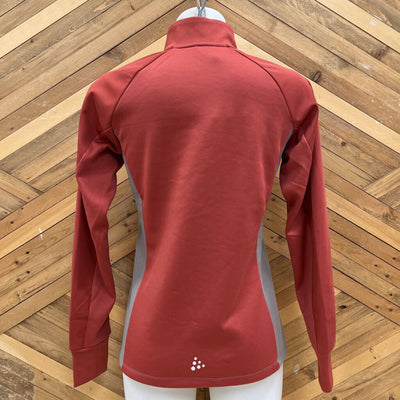Craft - Women's Core Nordic Training Insulate Jacket - MSRP $160: Red / Grey-women-XS