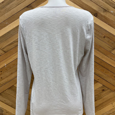 Title Nine - Women's Baselayer Top - MSRP comp $125: Beige/Light Grey-women-MD